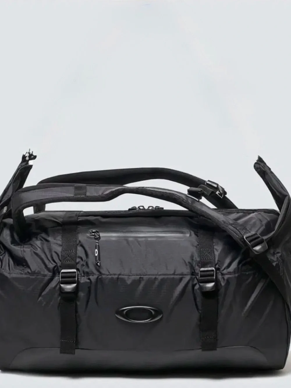 Oakley Matte Black Nylon Duffel with Dual Carry Straps